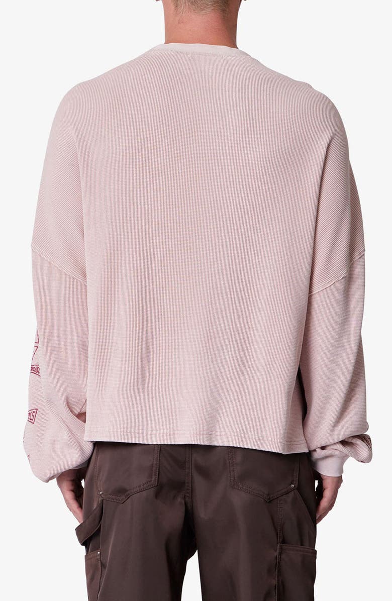 mnml Washed LA Long Sleeve Thermal Knit T-Shirt, Alternate, color, 