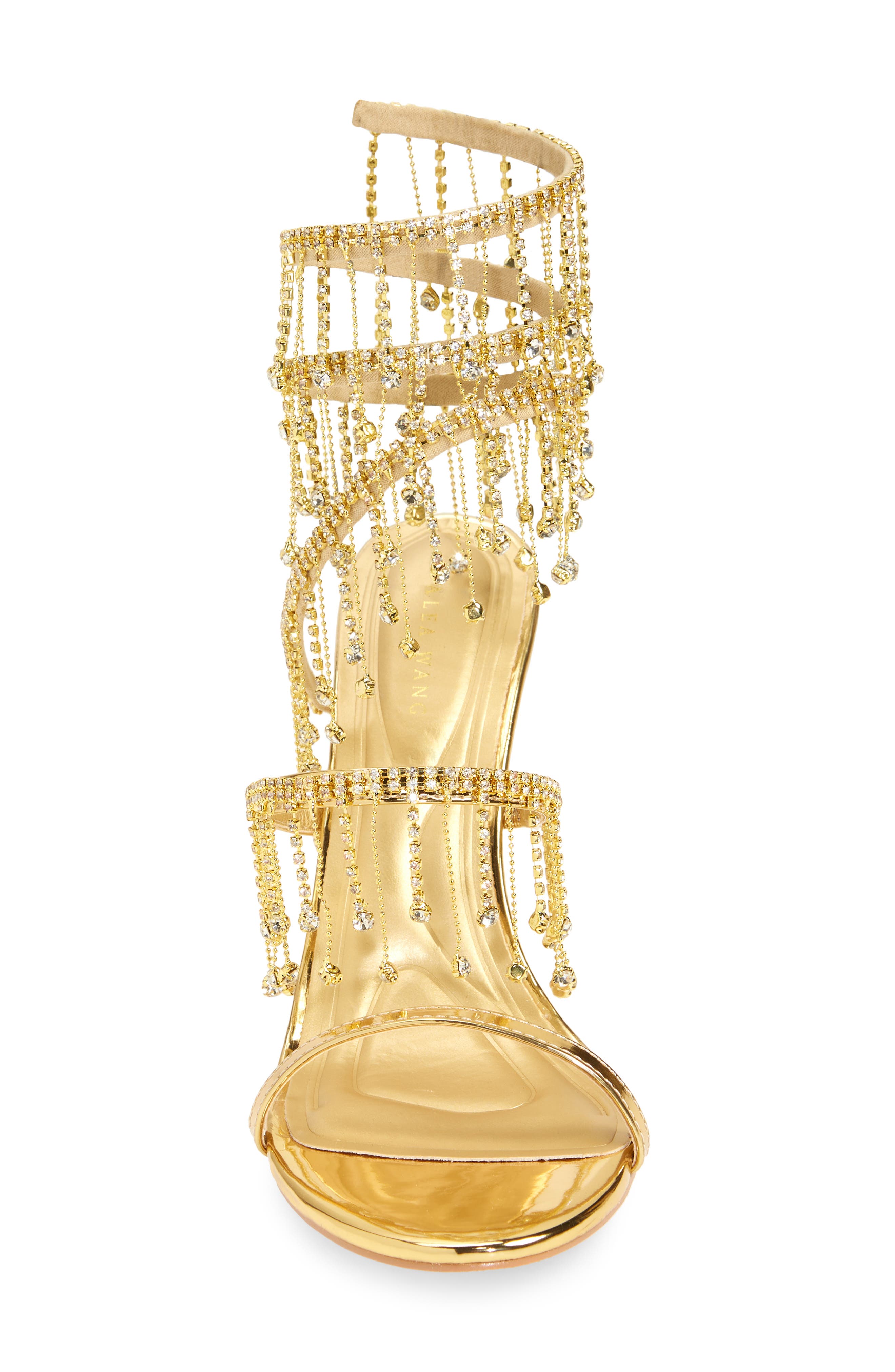 AZALEA WANG Elke Anke Wrap Sandal, Alternate, color, 