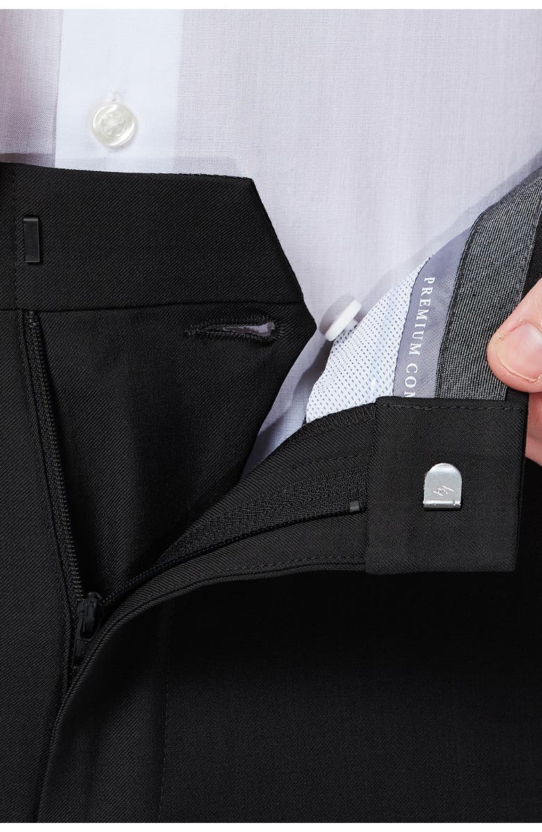 HAGGAR Premium Comfort Dress Pant Slim Fit, Alternate, color, Black