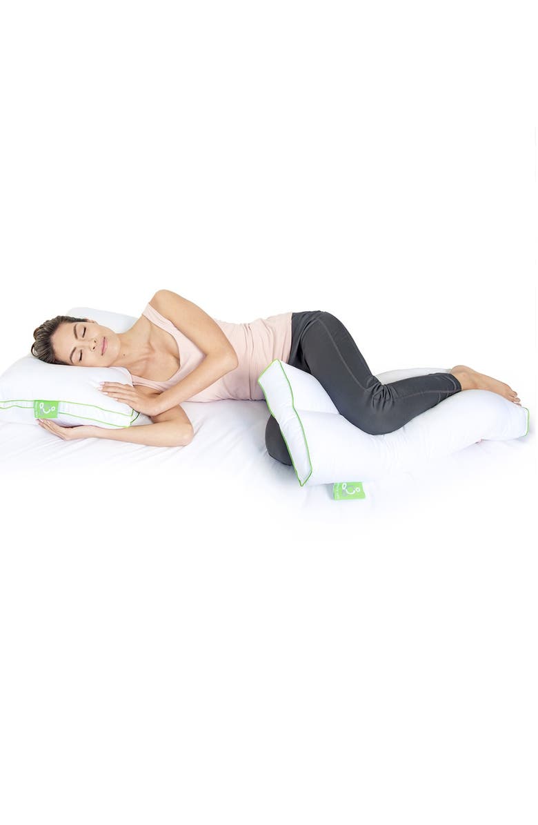 RIO HOME Sleep Yoga Knee Pillow, Alternate, color, White