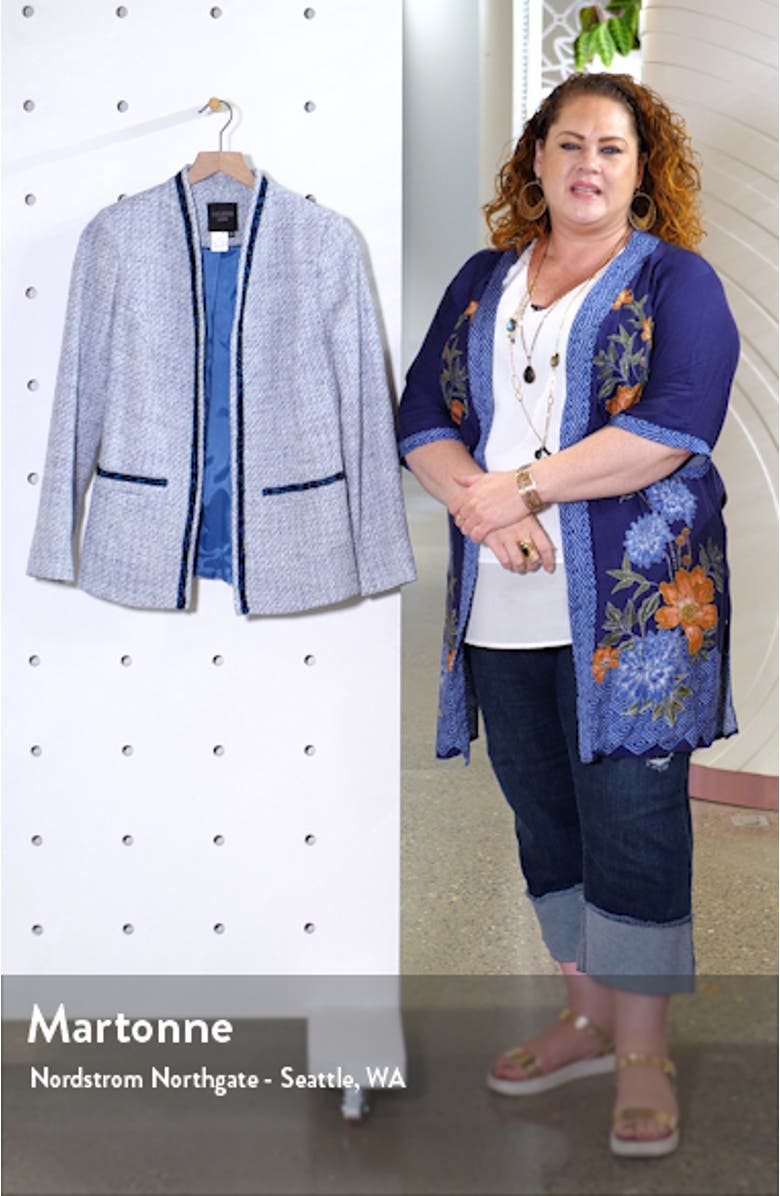 Colette Cotton Blend Tweed Jacket, sales video thumbnail