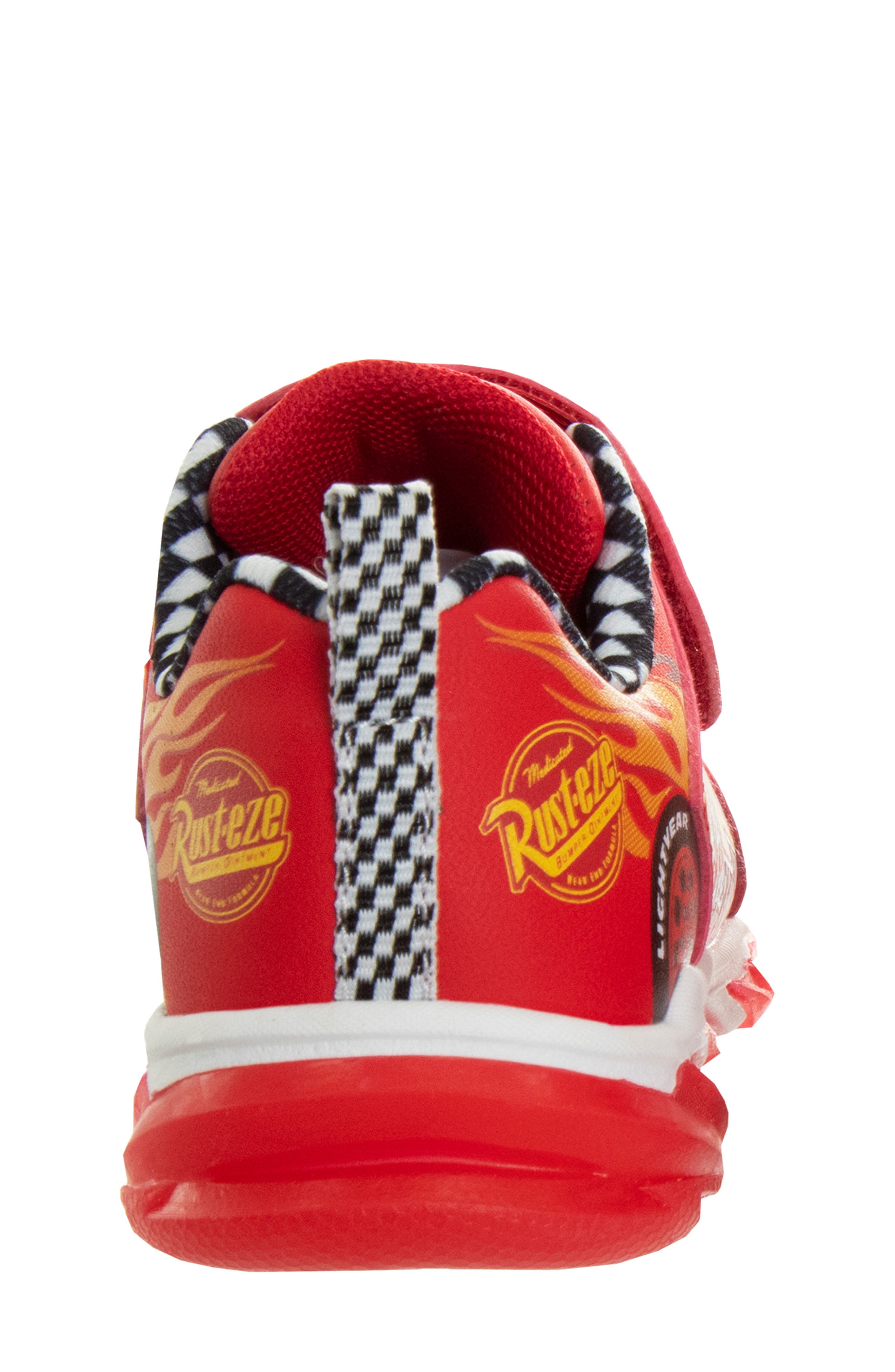 JOSMO Kids' Disney Pixar Light Up Sneaker, Alternate, color, Red