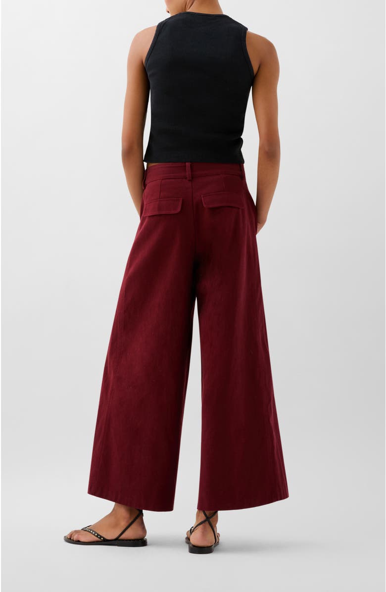 Scalpers Choussy Summer  Pant, Alternate, color, Burgundy