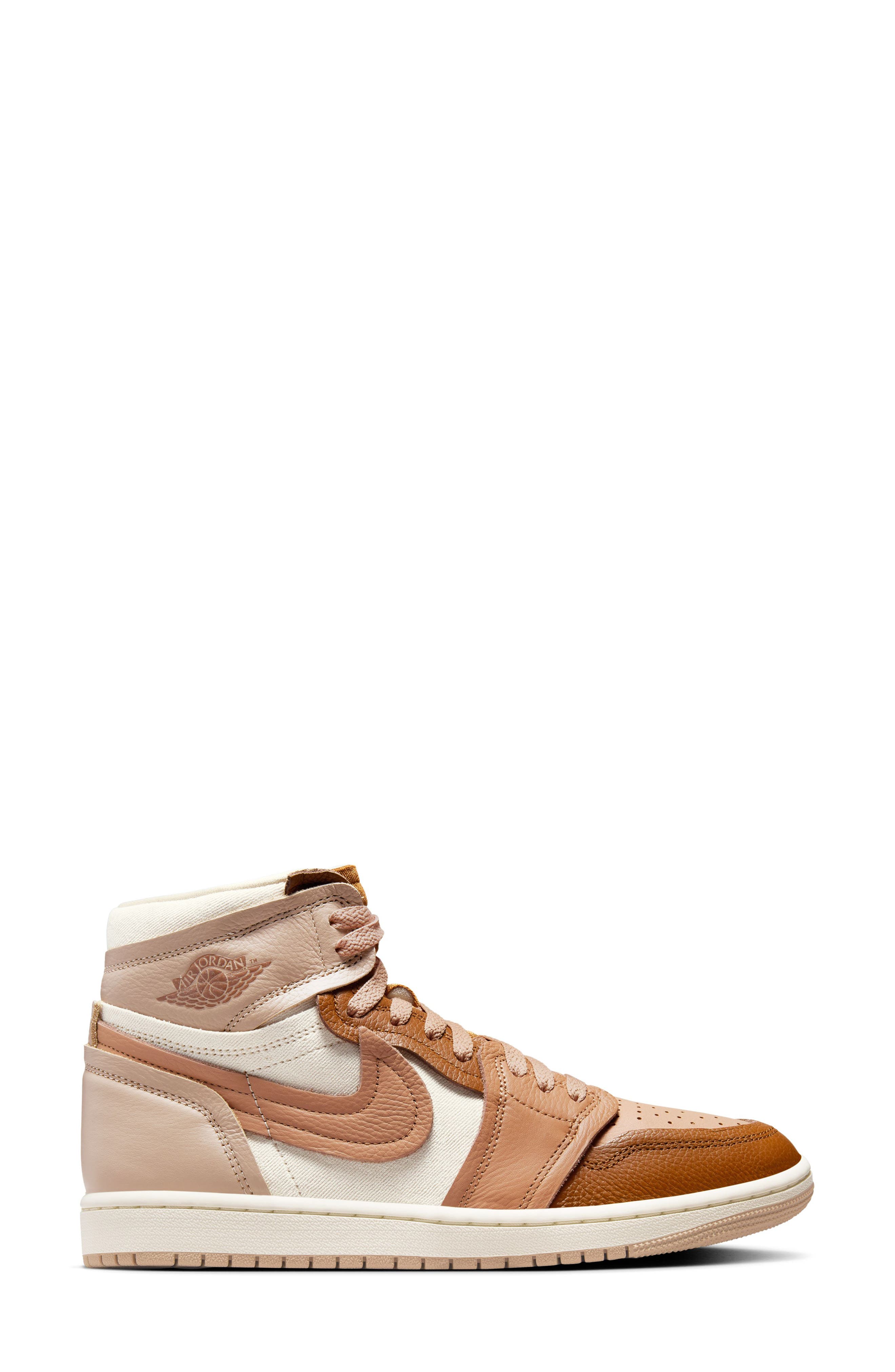 Air Jordan 1 High MM Basketball Sneaker, Alternate, color, LEGEND MEDIUM BROWN/ BROWN