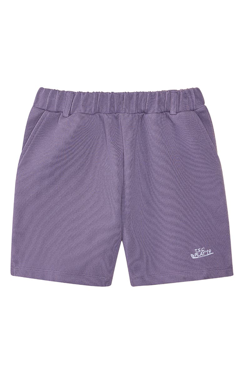 The Sunday Collective Kids' Knit Play Shorts, Main, color, Purple