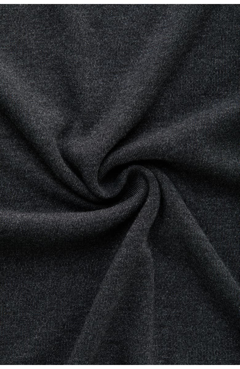 Wolf Vs. Goat (WvG) Heavyweight Viscose Interlock Long Sleeve Crewneck, Alternate, color, Black