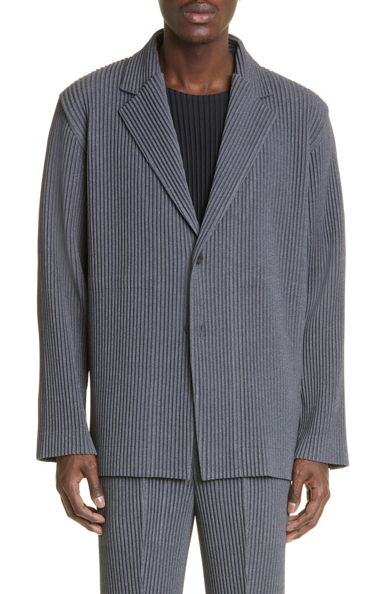 Homme Plissé Issey Miyake Pleated Sport Coat, Main, color, 