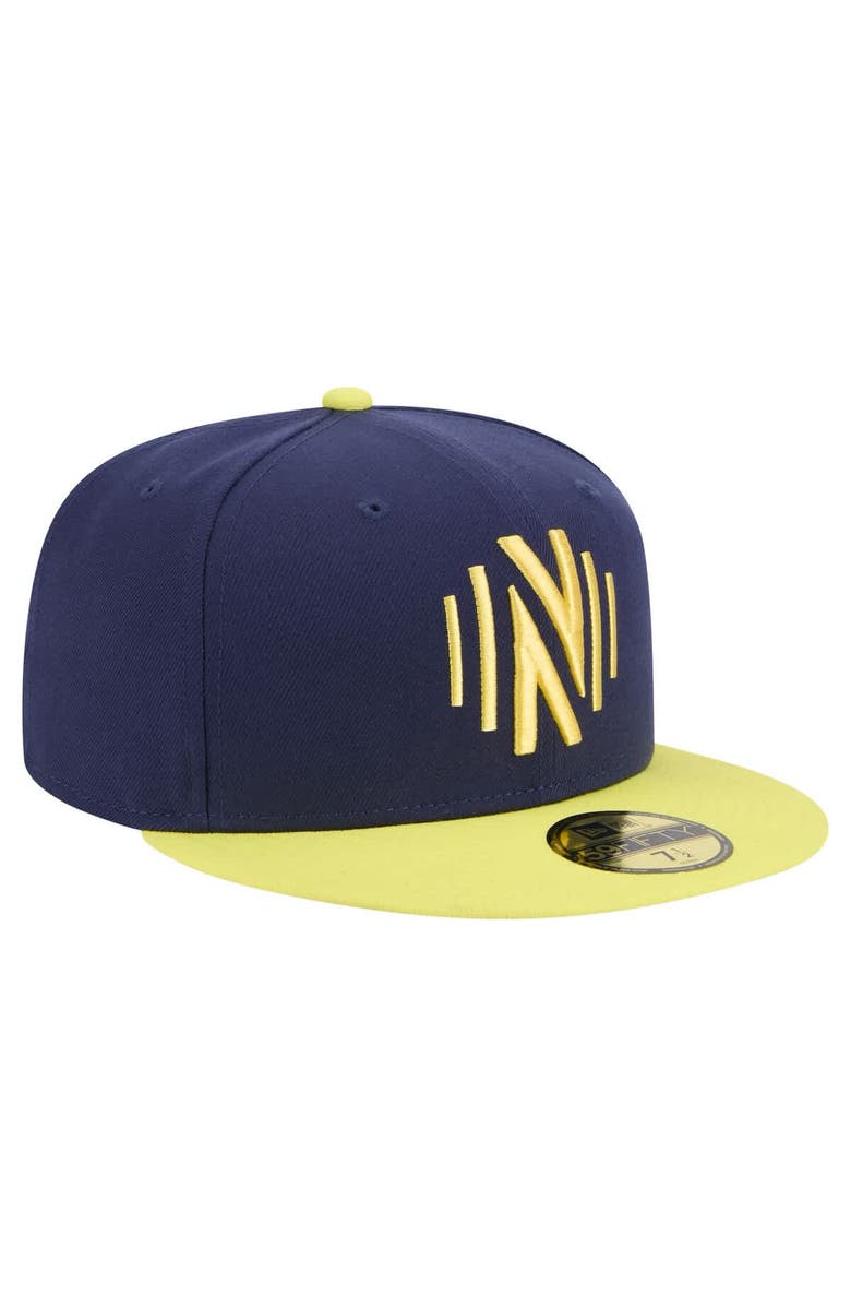 New Era Men's New Era Navy Nashville SC 2025 Kickoff 59FIFTY Fitted Hat, Alternate, color, Navy