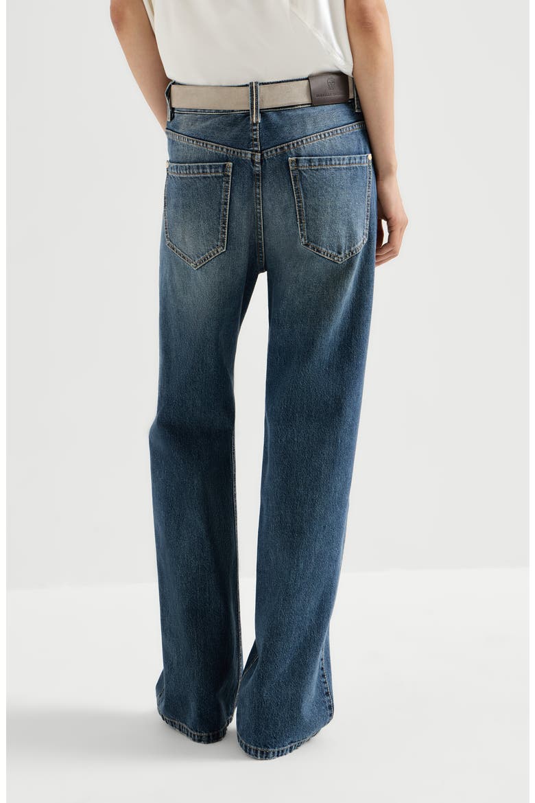 Contemporary Loose trousers, Alternate, color, Denim