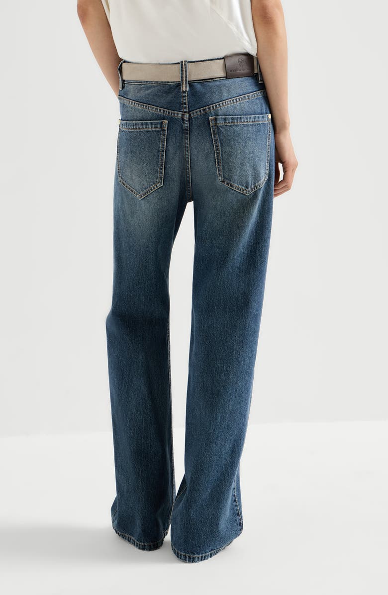 Brunello Cucinelli Contemporary Loose trousers, Alternate, color, Denim