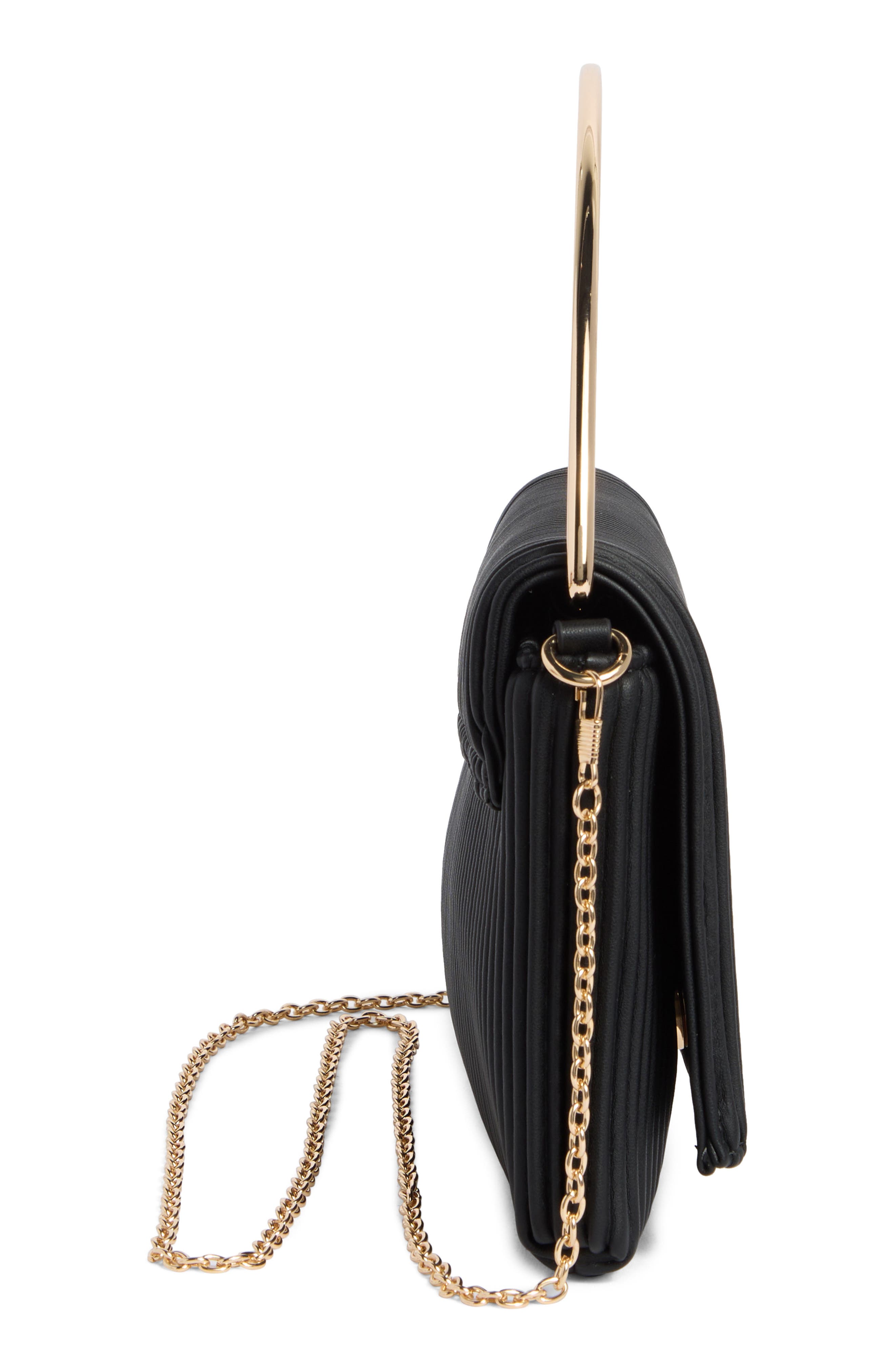 Jessica McClintock Isa Clutch, Alternate, color, Black