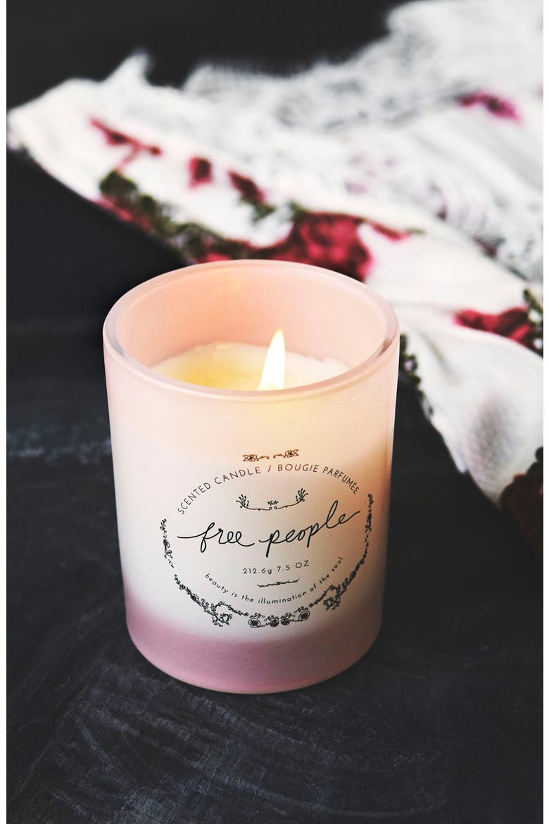 Scented Soy Candle, Alternate, color, WHITE