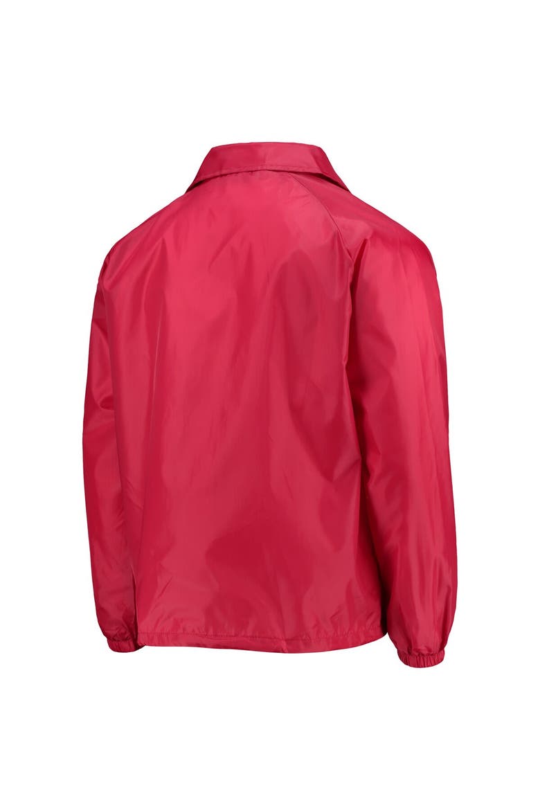 Men's Dunbrooke Red Tampa Bay Buccaneers Coaches Classic Raglan Full-Snap Windbreaker Jacket, Alternate, color, Red