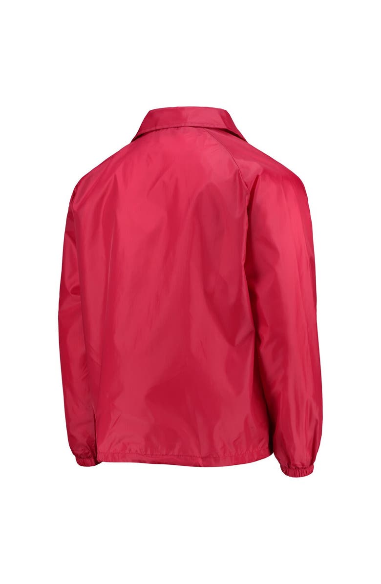 DUNBROOKE Men's Dunbrooke Red Tampa Bay Buccaneers Coaches Classic Raglan Full-Snap Windbreaker Jacket, Alternate, color, Red