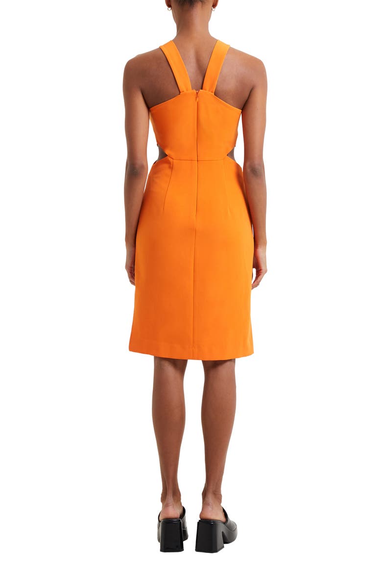 Echo O-Ring Cutout Sheath Dress, Alternate, color, MANDARIN ORANGE
