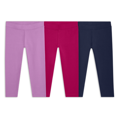 Kids Capri Legging 3-Pack (Toddler, Little Kid, & Big Kid)