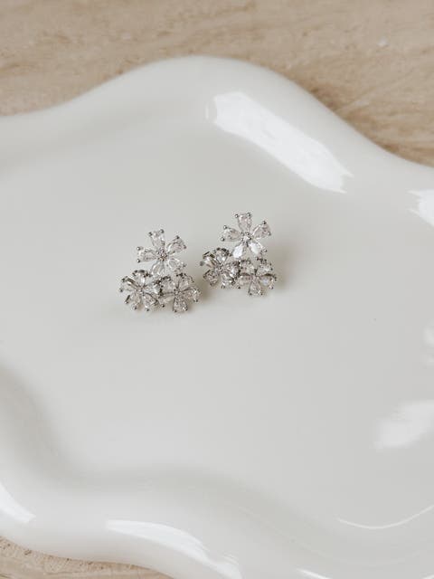 Daisy Crystal Studs