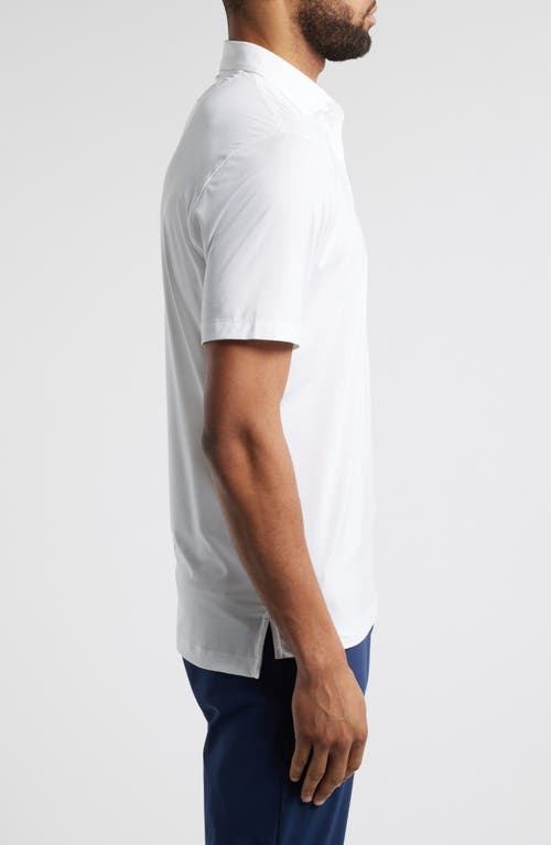 Johnnie-o Huron Prep-formance Polo In White