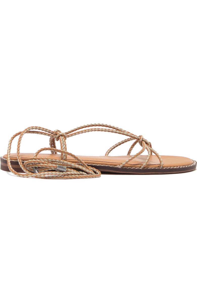Madewell Braided Lace-up Sandal, Alternate, color,