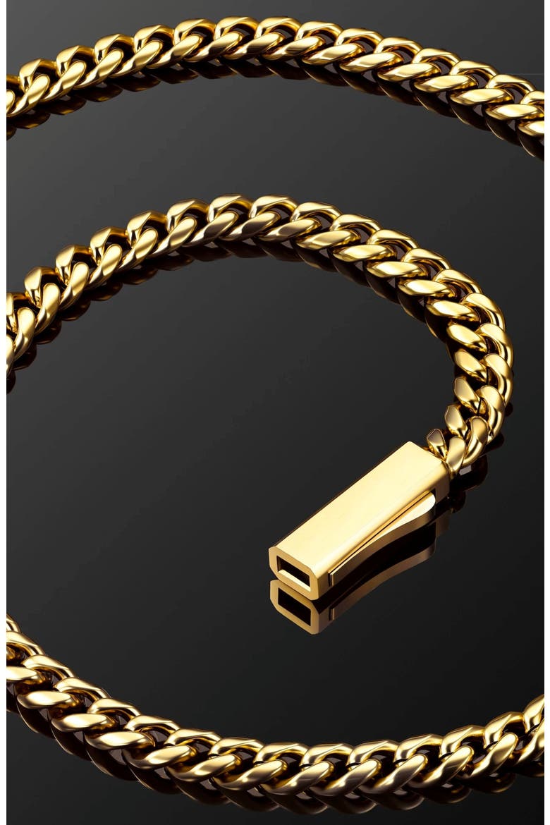 Men's 5mm Curb Chain Necklace, Alternate, color, GOLD