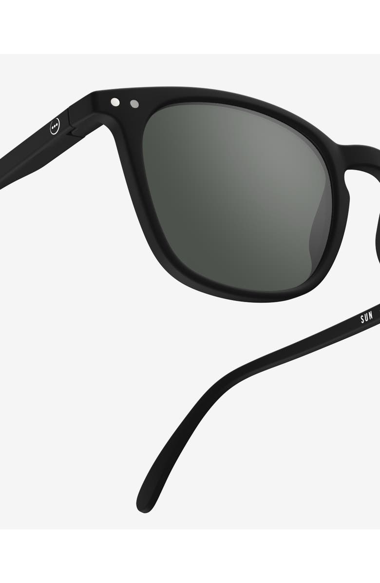 IZIPIZI #E 49mm Trapeze Reading Sunglasses, Alternate, color, Black