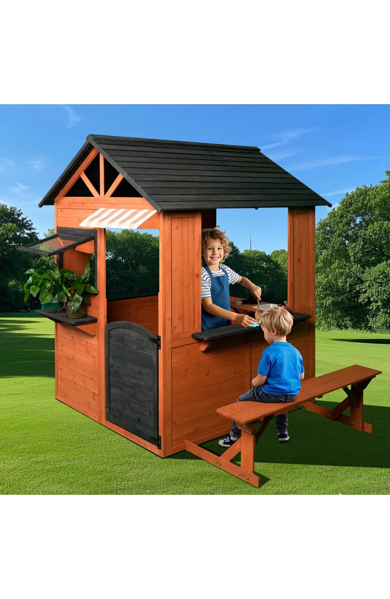 Easy Playhouse Outdoor Wooden Playhouse, Alternate, color, 