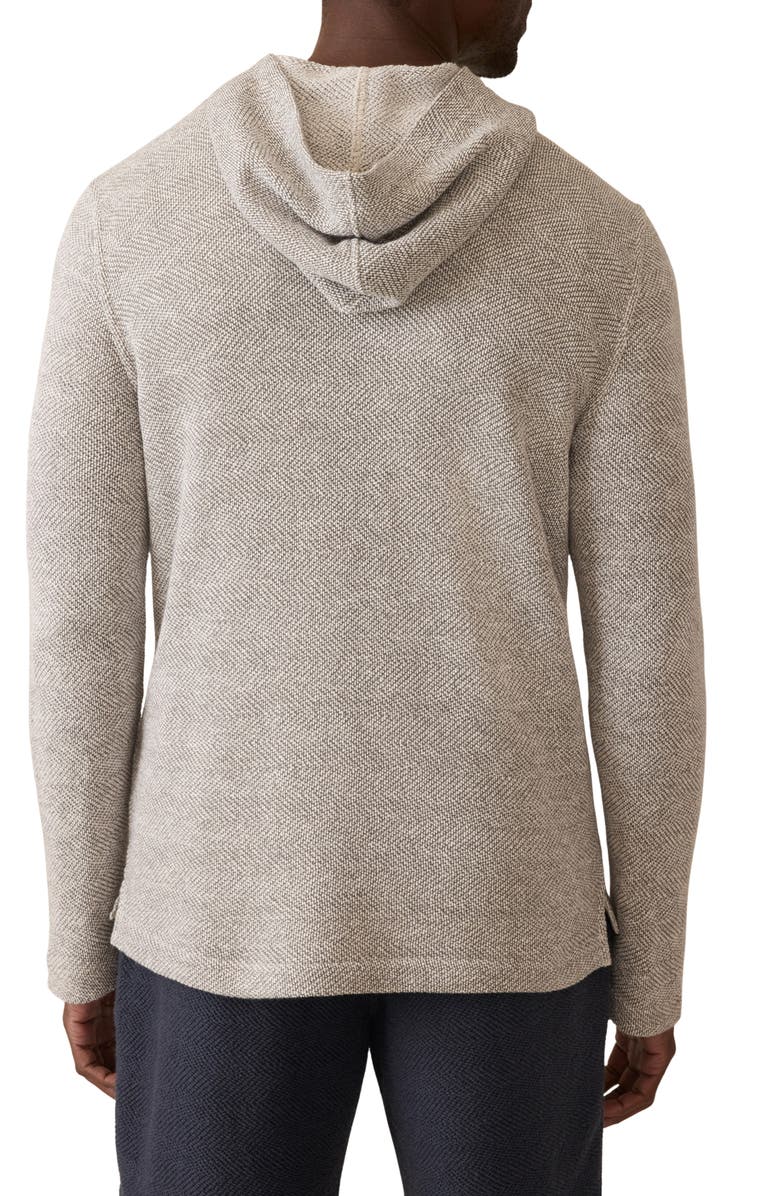 Faherty Whitewater Organic Cotton Blend Hoodie, Alternate, color, Grey Shell Loop