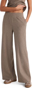 Haven Well Within Organic Cotton Rib Knit Wide Leg Pants
