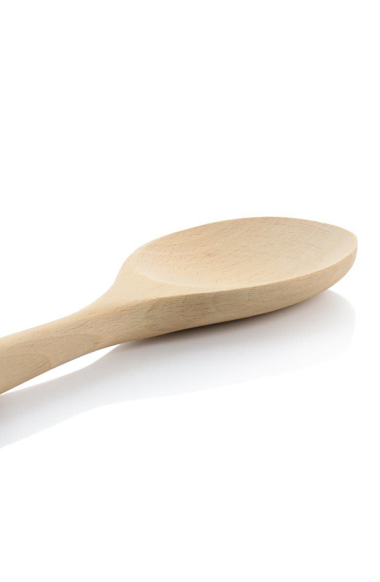 MARTHA STEWART Bainford 14 Inch Beech Wood Spoon, Alternate, color, Brown