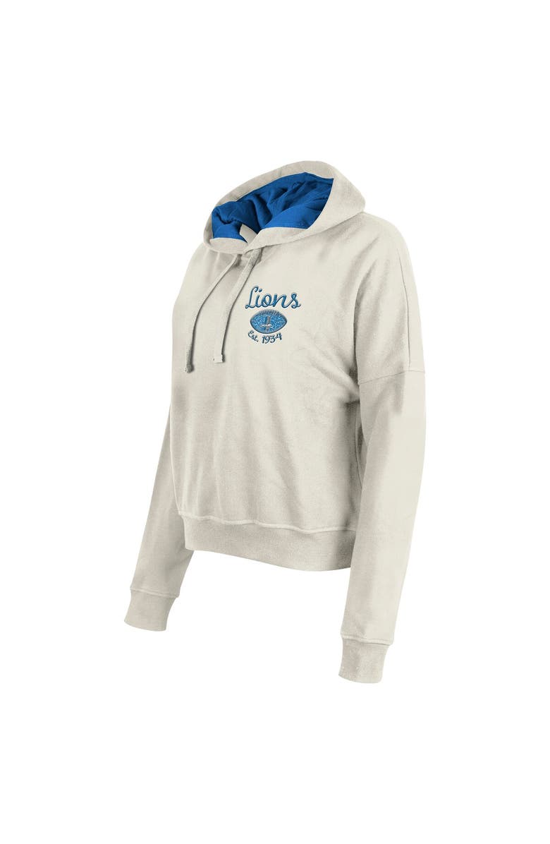 New Era Women's New Era Cream Detroit Lions 3rd Down Historic Pullover Hoodie, Alternate, color, 