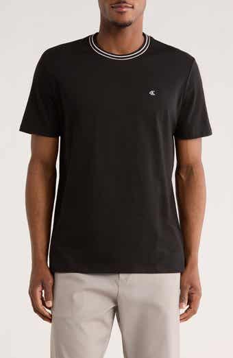Calvin Klein Double Tip Cotton Jacquard T-Shirt
