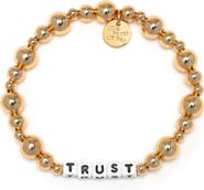 Little Words Project Trust Beaded Stretch Bracelet