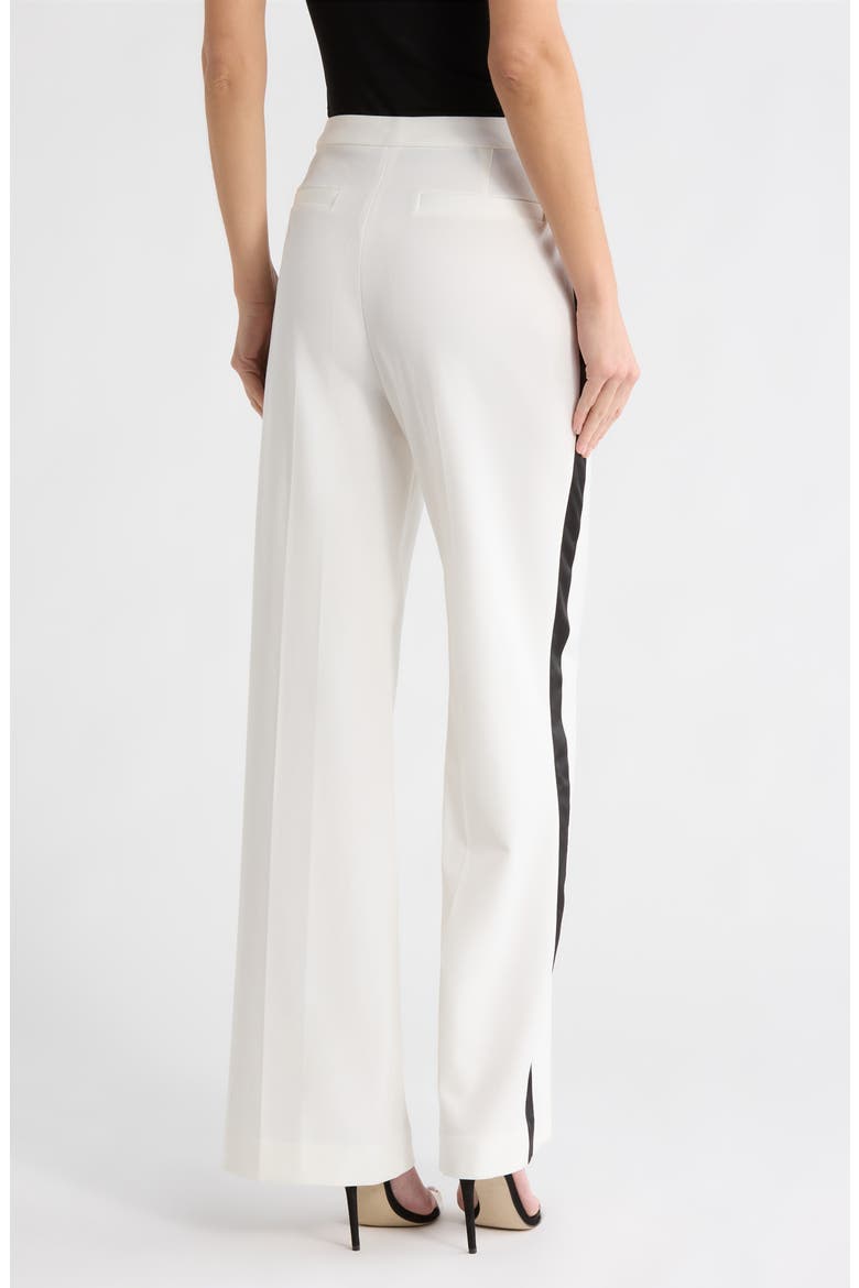 Livvy Tux Trousers, Alternate, color, WHITE/ BLACK