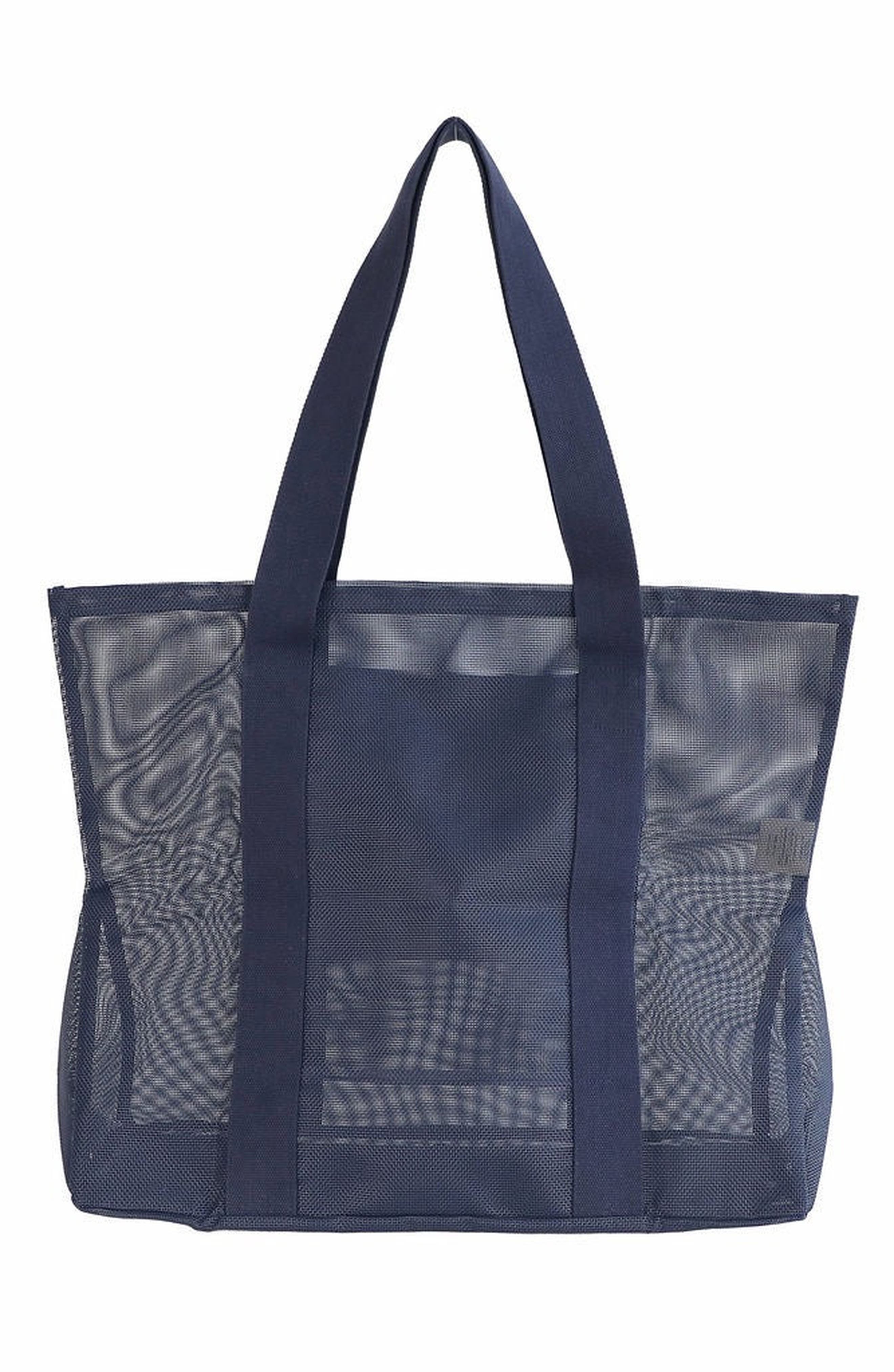 Beach Hauler Mini Mesh Beach Bag, Alternate, color, Deep Sea Navy