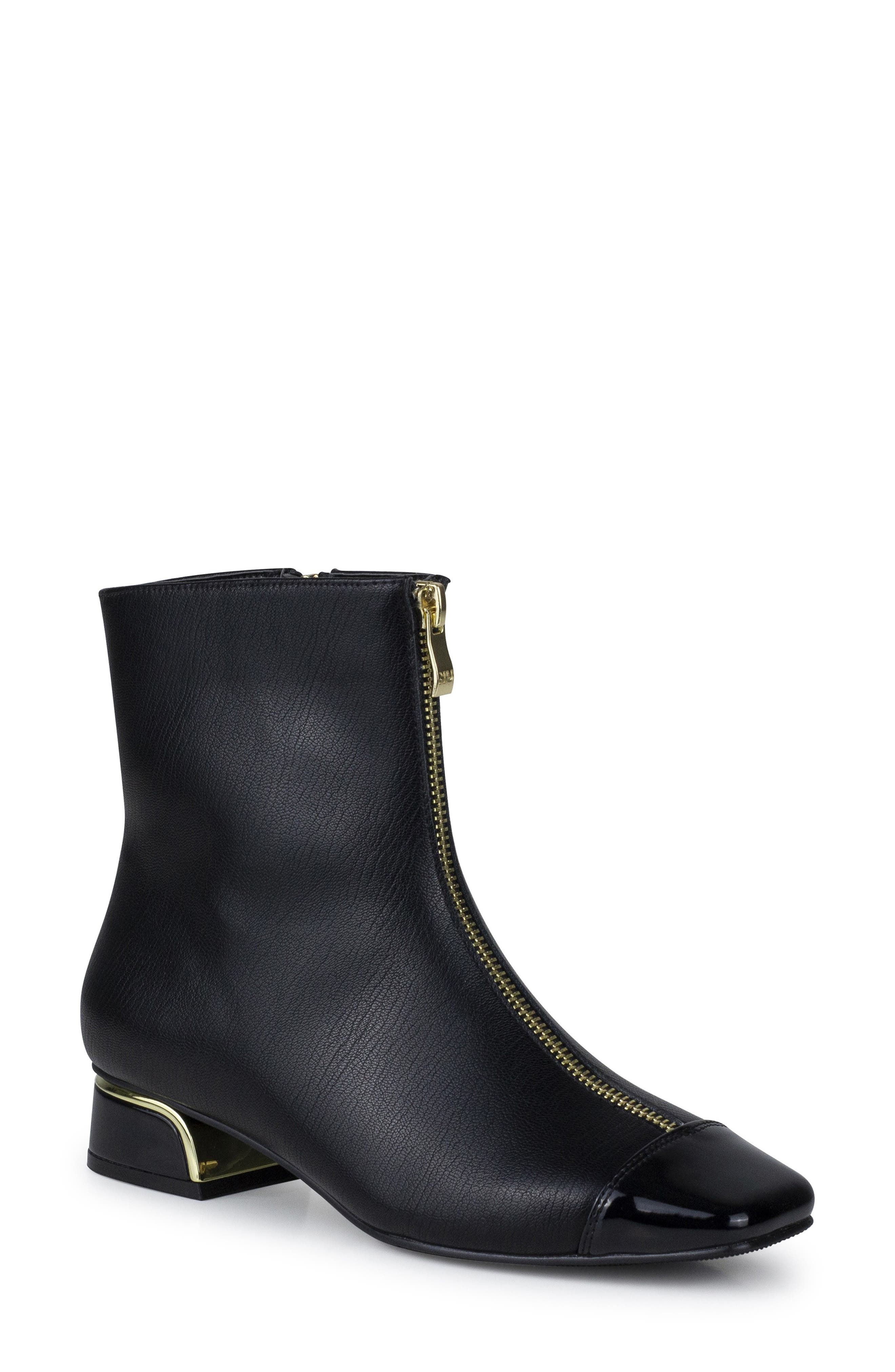 NINETY UNION Elite Zip Block Heel Bootie