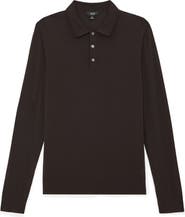 Reiss Trafford Long Sleeve Wool Polo Sweater