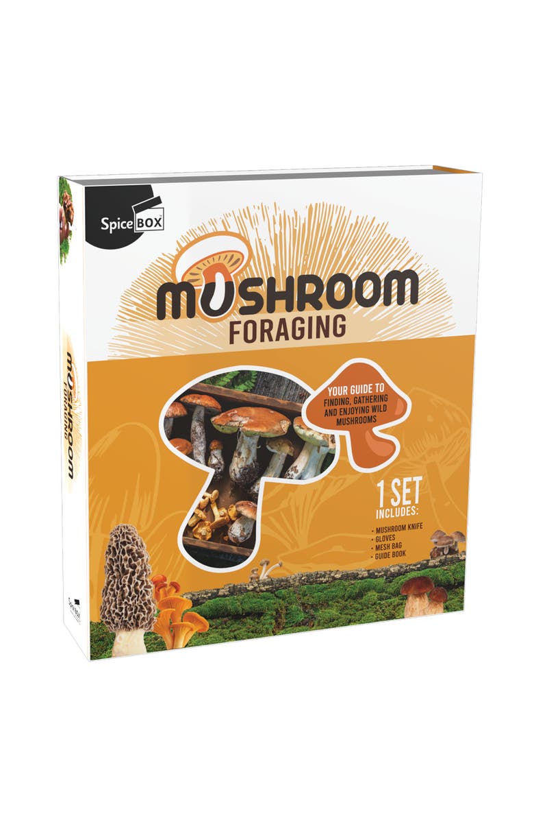 Gift Box Mushroom Foraging Kit Become A Fungi Connoisseur, Main, color, Multicolored