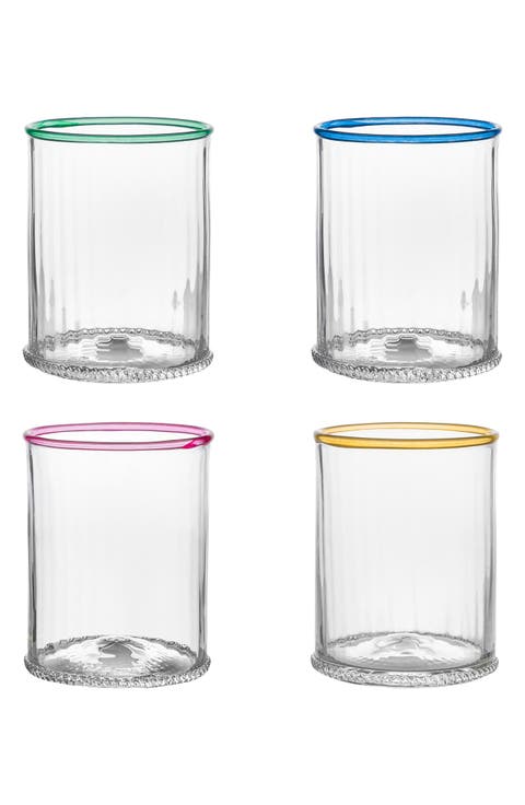 Nell Set of 4 Double Old Fashion Glasses