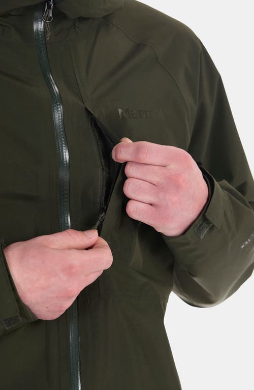 Marmot Waypoint Gore-tex® Waterproof Hooded Jacket In Green
