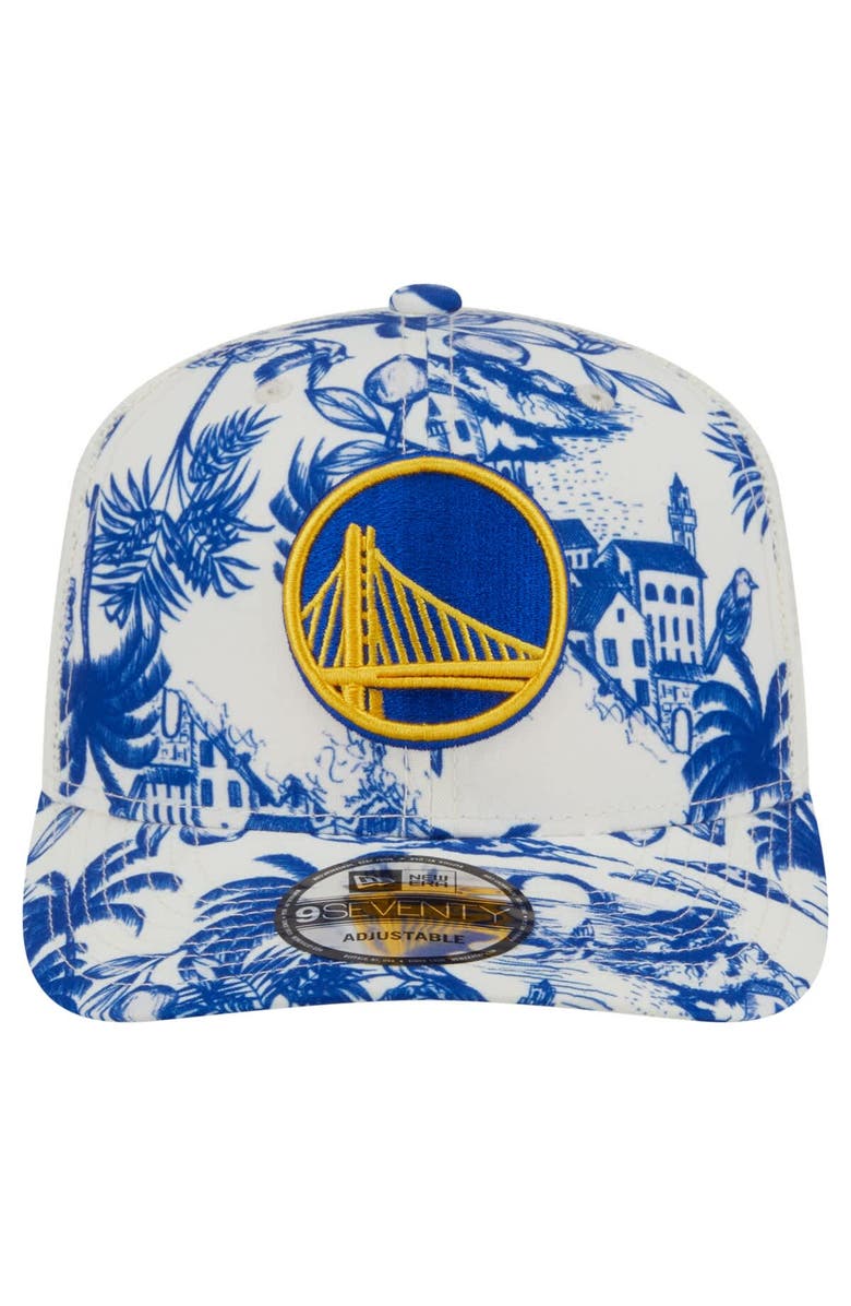 New Era Men's New Era White Golden State Warriors Lemon Tree 9SEVENTY Adjustable Hat, Alternate, color, White