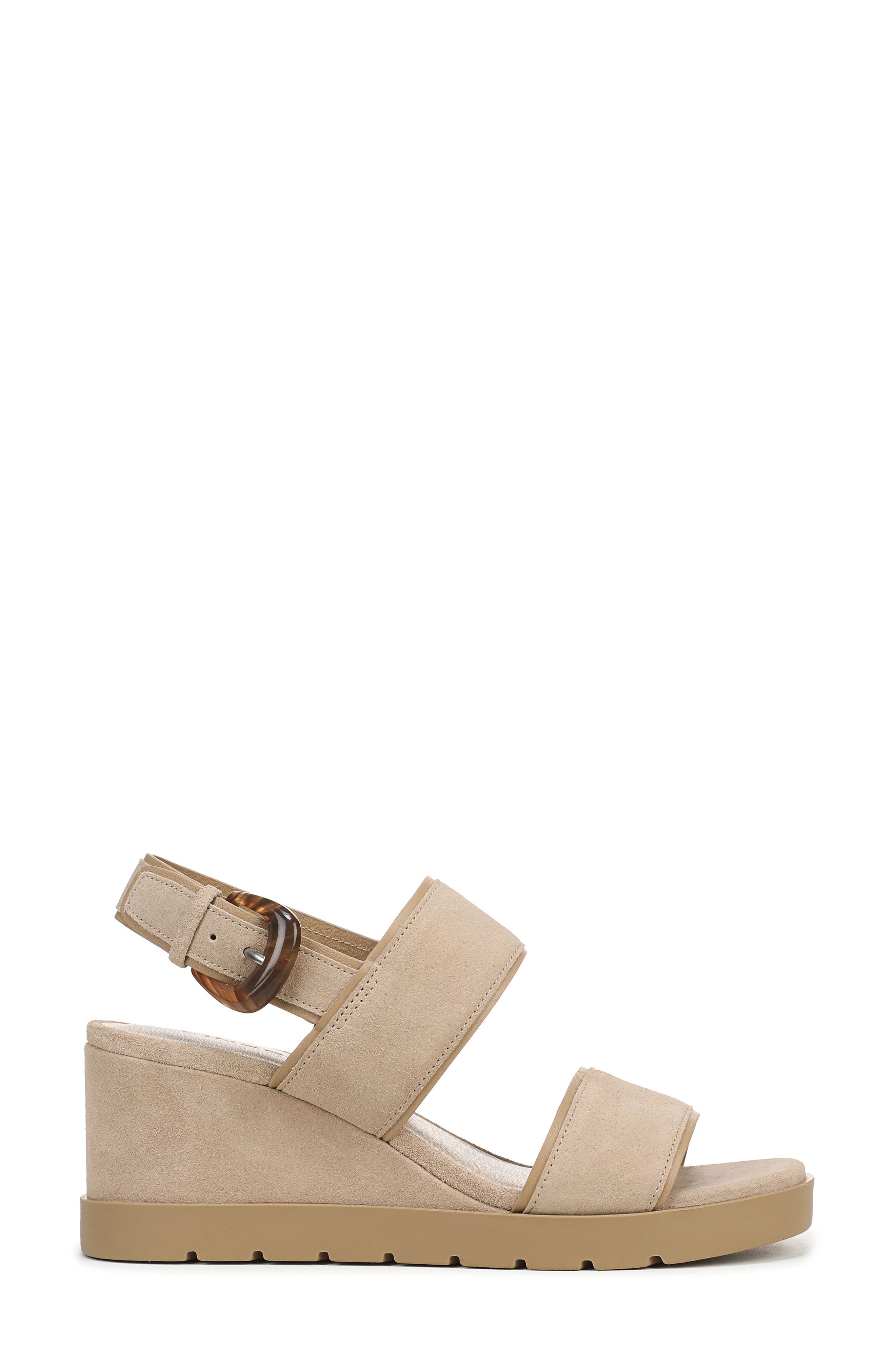 Roma Wedge Slingback Sandal, Alternate, color, DUNE