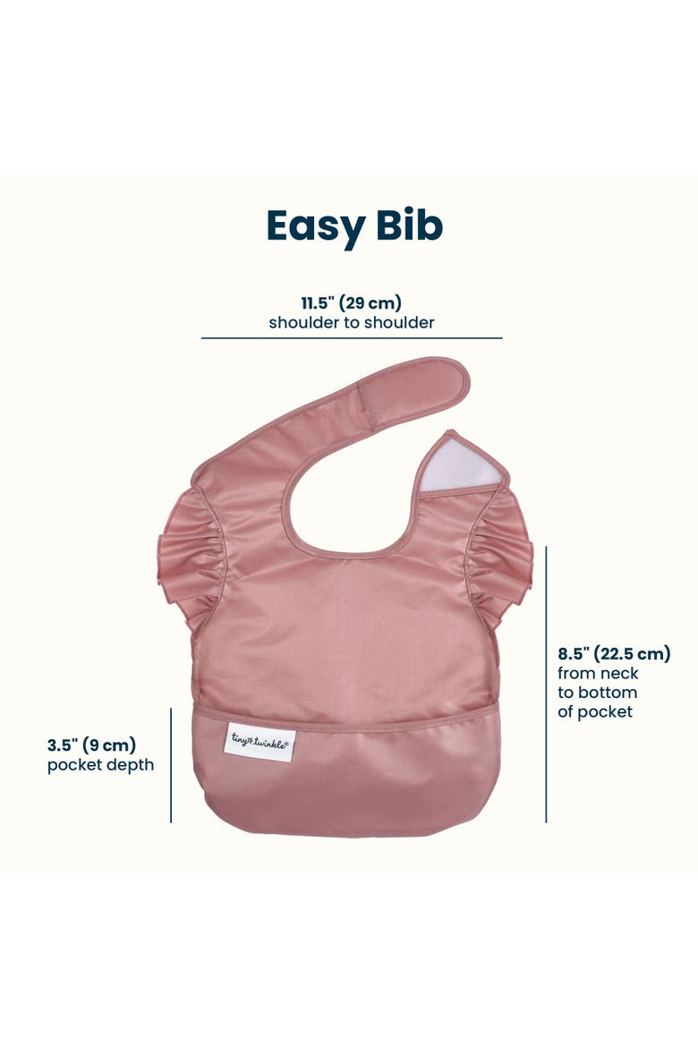 Mess-Proof and Waterproof Baby Food  BPA-Free Bib w/Adjustable Closure 3pc - Solids, Alternate, color, Petite Safari