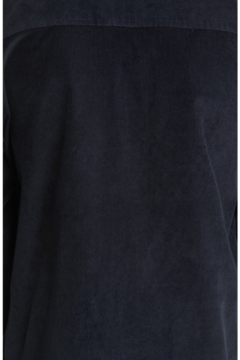 Brushed Corduroy Overshirt, Alternate, color, DENIM BLUE