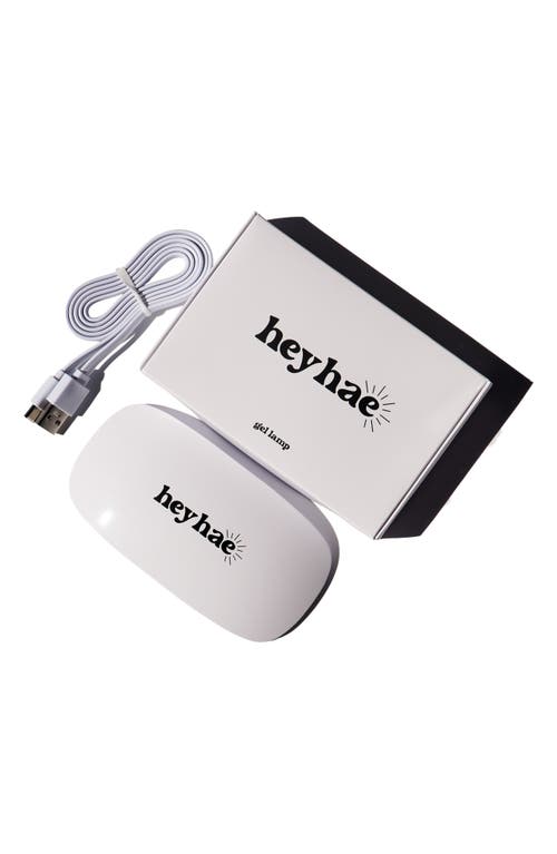 Heyhae Led Manicure Lamp In Transparent