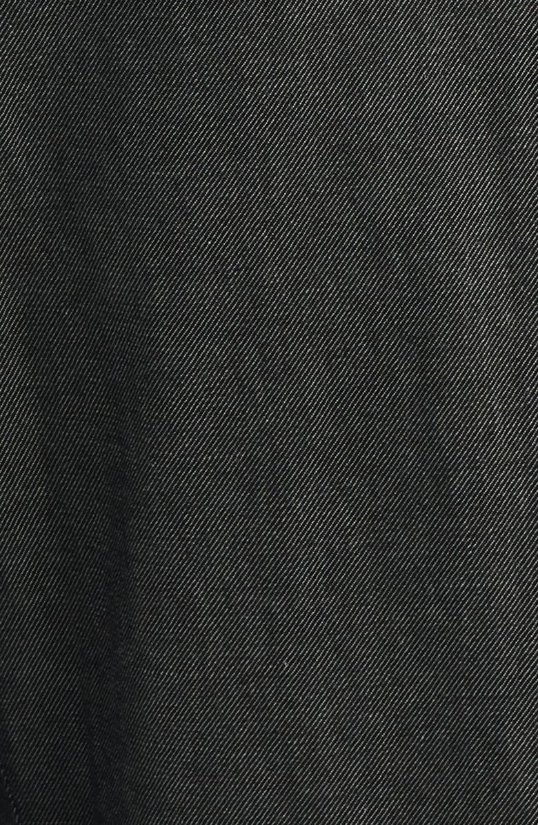 Eileen Fisher Wide Leg Organic Cotton Twill Jumpsuit, Alternate, color, Black