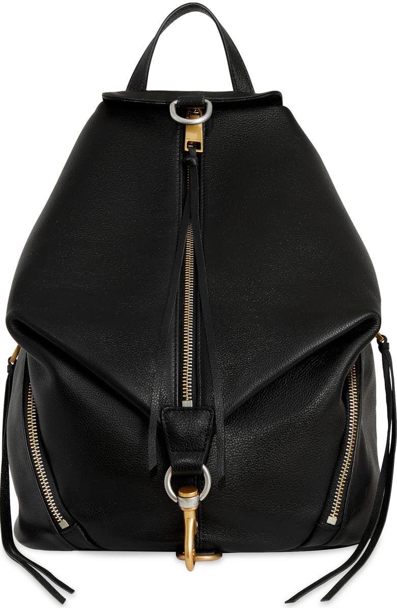 Rebecca Minkoff Julian Leather Backpack, Main, color,