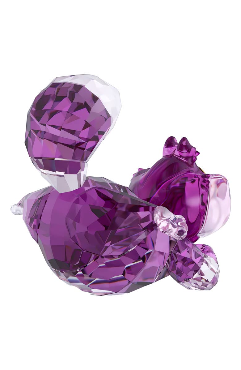 Swarovski x Disney<sup>®</sup> Alice in Wonderland Cheshire Cat Figurine, Alternate, color, Purple