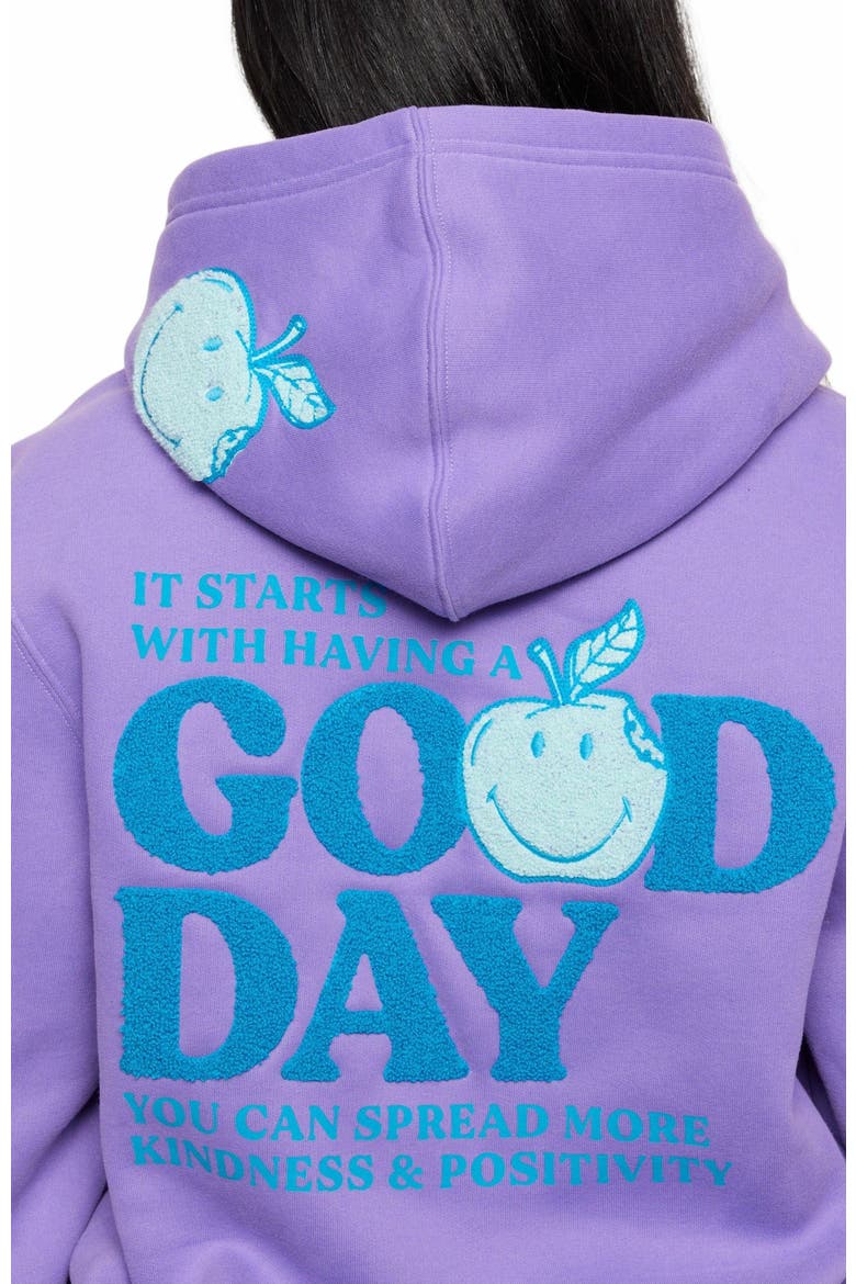 GOOD DAY HOODIE, Main, color, LAVENDER
