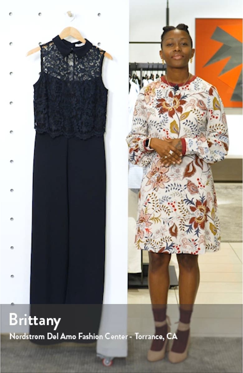 Lace Popover Jumpsuit, sales video thumbnail