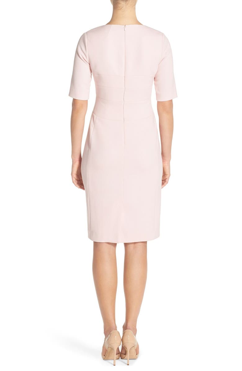 Eliza J Crepe Sheath Dress, Alternate, color, 